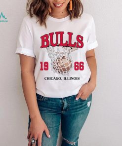 Chicago Bulls basketball NBA est 1966 Illinois logo shirt