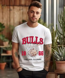 Chicago Bulls basketball NBA est 1966 Illinois logo shirt