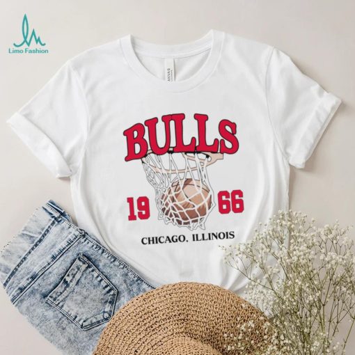 Chicago Bulls basketball NBA est 1966 Illinois logo shirt
