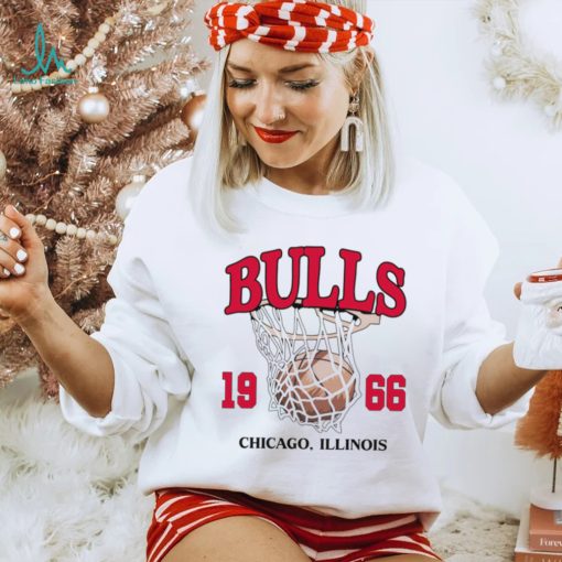 Chicago Bulls basketball NBA est 1966 Illinois logo shirt