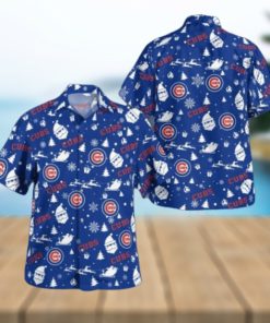 Chicago Cubs Christmas Pattern Button Shirt, hoodie, sweater, long sleeve and tank top Chicago Cubs Christmas Pattern Button Shirt