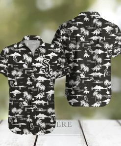 Chicago White Sox MLB Coconut Pattern Black Beach Lover Gift Aloha Hawaiian Shirt