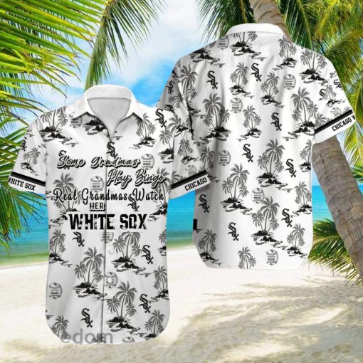 Chicago White Sox MLB Coconut Pattern White Beach Lover Gift Aloha Hawaiian Shirt