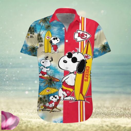 Chiefs Hawaiian Shirt Kansas City Chiefs Snoopy Hawaiian Shirt