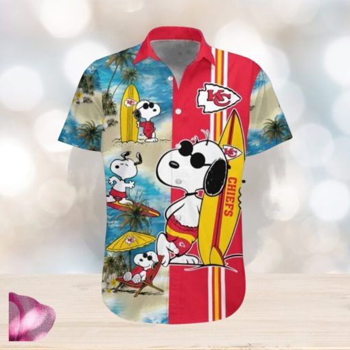 Chiefs Hawaiian Shirt Kansas City Chiefs Snoopy Hawaiian Shirt