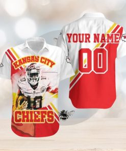 Chiefs Hawaiian Shirt Tyreek Hill 10 Kansas City Chiefs Custom Hawaiian Shirts