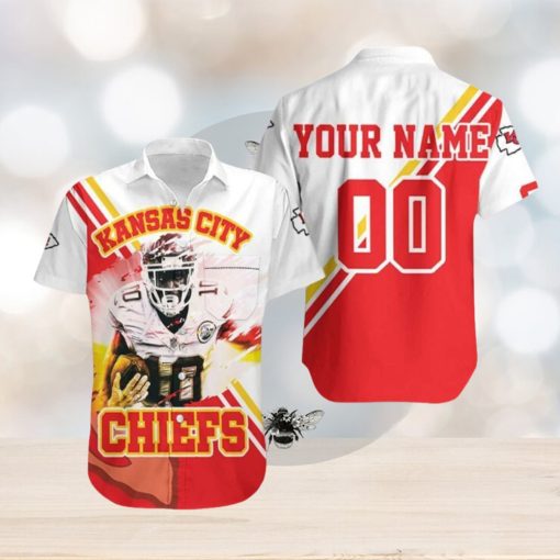 Chiefs Hawaiian Shirt Tyreek Hill 10 Kansas City Chiefs Custom Hawaiian Shirts