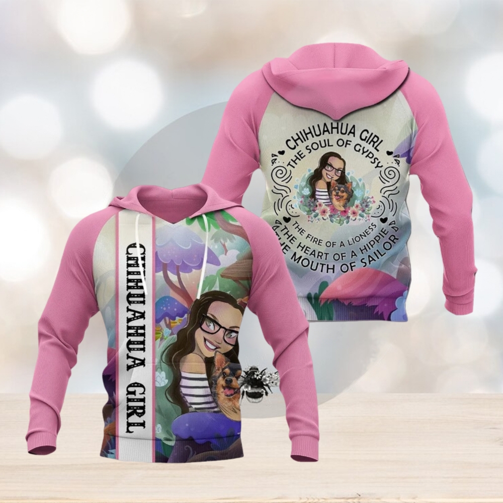 Chihuahua Girl 3D Hoodie Chihuahua Girl 3D Hoodie