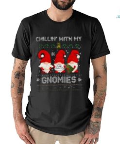 Chillin With My Gnomies Funny Christmas Family on Unisex Vintage Sport T Shirt