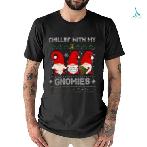 Chillin With My Gnomies Funny Christmas Family on Unisex Vintage Sport T Shirt