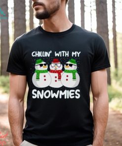 Chillin With My Snowmies Christmas T Shirt, hoodie, sweater, long sleeve and tank top Chillin With My Snowmies Christmas T Shirt