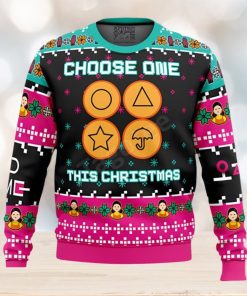 Choose One This Christmas Squid Game Ugly Christmas Sweater Impressive Gift