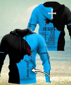 Christian Jesus Custom Name 3d All Over Print Hoodie