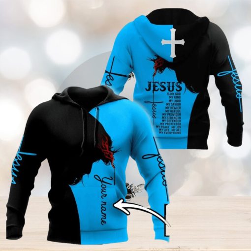 Christian Jesus Custom Name 3d All Over Print Hoodie