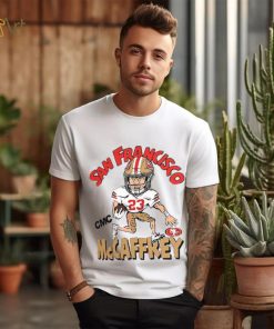 Christian McCaffrey San Francisco 49ers Homage Caricature Player Tri Blend T Shirt