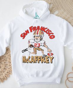 Christian McCaffrey San Francisco 49ers Homage Caricature Player Tri Blend T Shirt