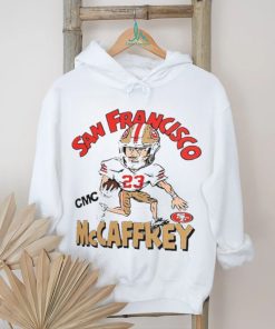 Christian McCaffrey San Francisco 49ers Homage Caricature Player Tri Blend T Shirt