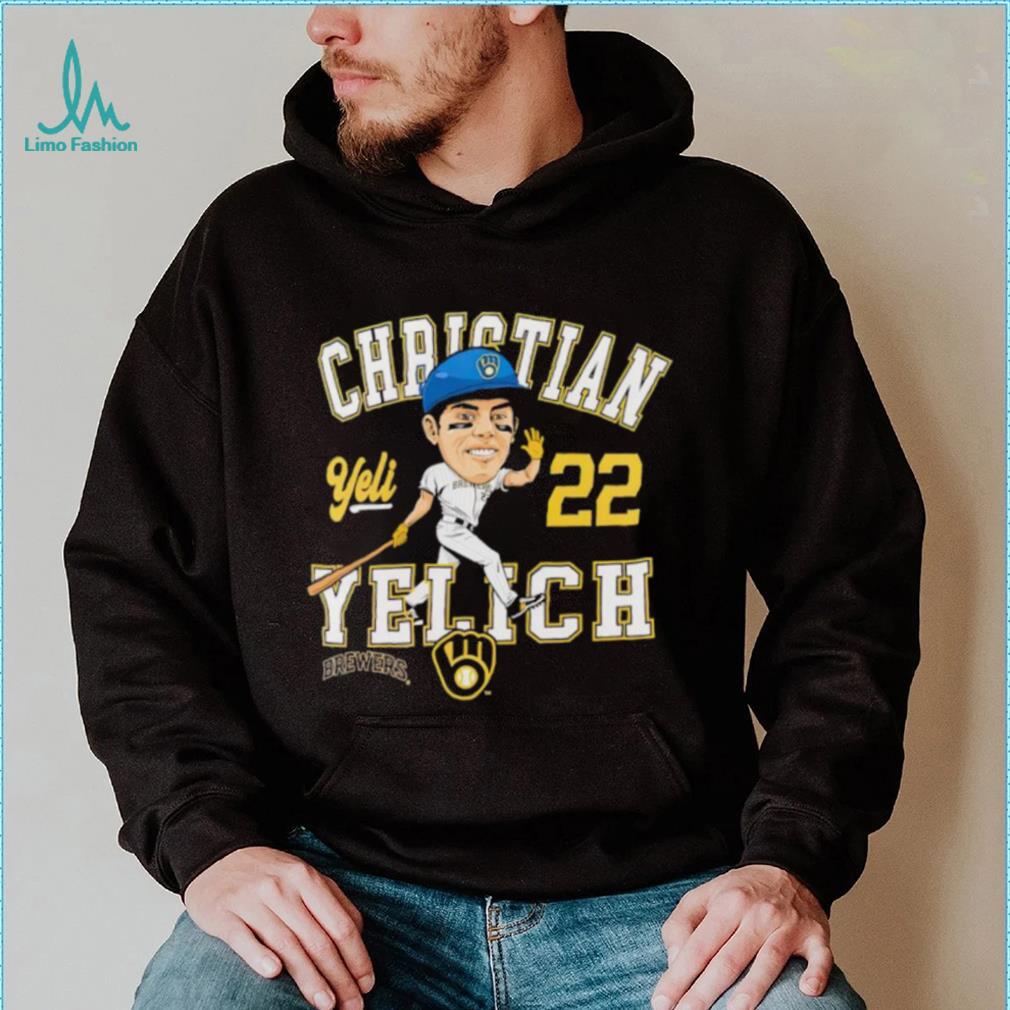 Christian Yelich Milwaukee Brewers Caricature shirt Christian Yelich Milwaukee Brewers Caricature shirt