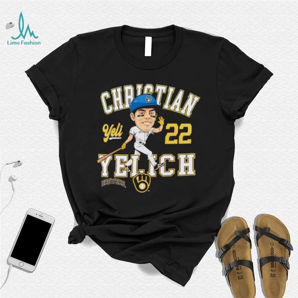 Christian Yelich Milwaukee Brewers Caricature shirt Christian Yelich Milwaukee Brewers Caricature shirt