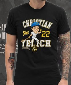 Christian Yelich Milwaukee Brewers Caricature shirt, hoodie, sweater, long sleeve and tank top Christian Yelich Milwaukee Brewers Caricature shirt