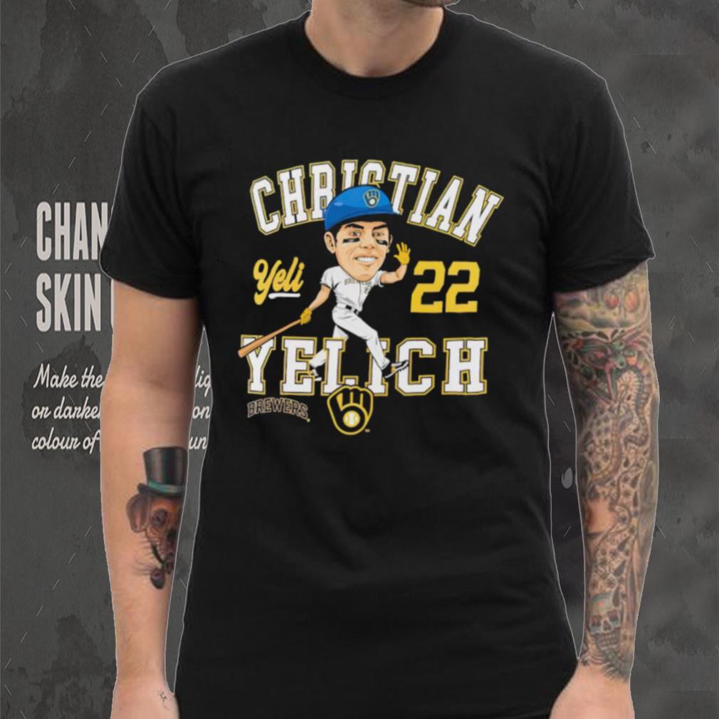 Christian Yelich Milwaukee Brewers Caricature shirt Christian Yelich Milwaukee Brewers Caricature shirt