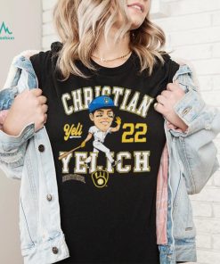 Christian Yelich Milwaukee Brewers Caricature shirt, hoodie, sweater, long sleeve and tank top Christian Yelich Milwaukee Brewers Caricature shirt