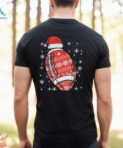 Christmas American Football Santa Xmas Sports Men Boys Kids T Shirt