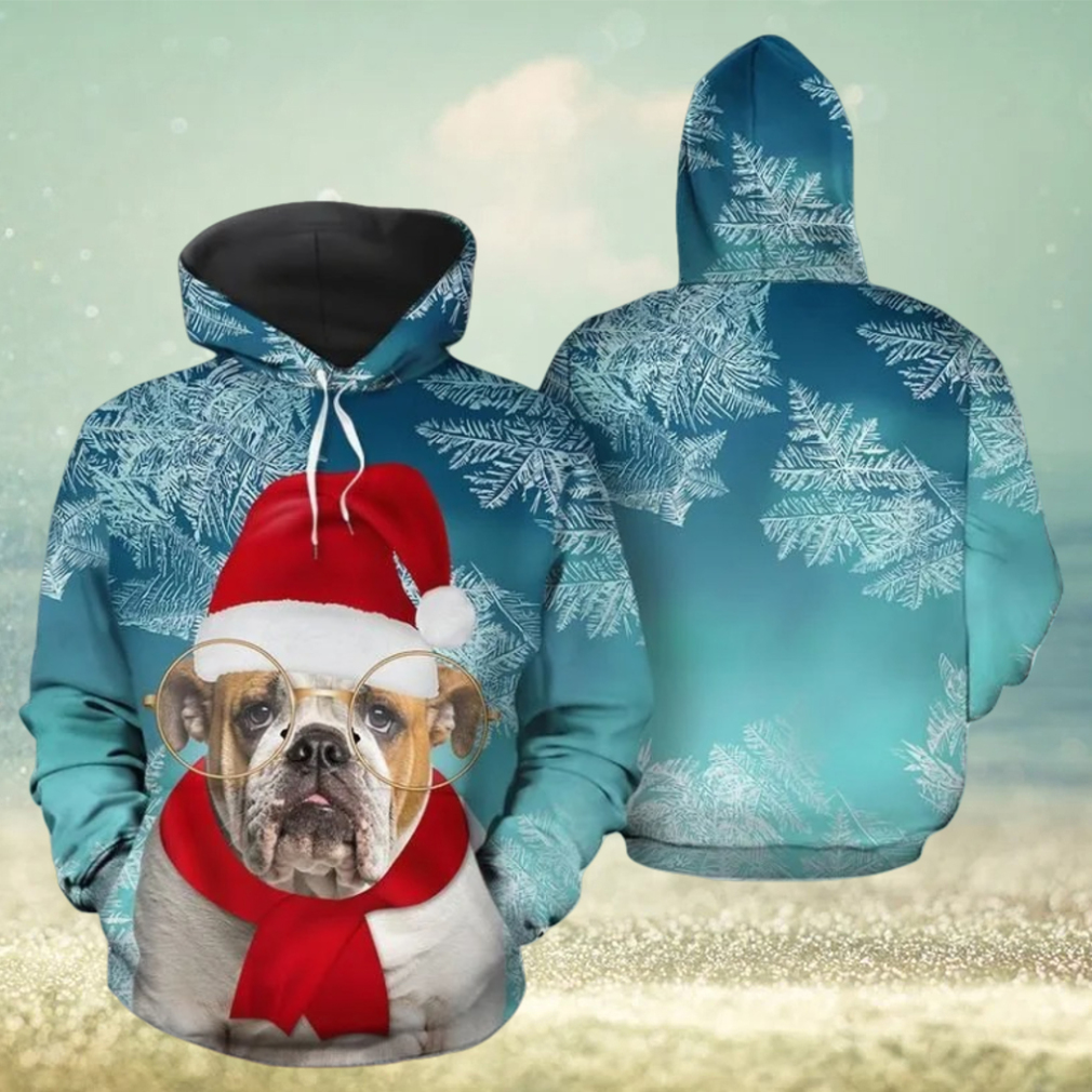 Christmas Bulldog Awesome 3d All Over Print Hoodie Christmas Bulldog Awesome 3d All Over Print Hoodie