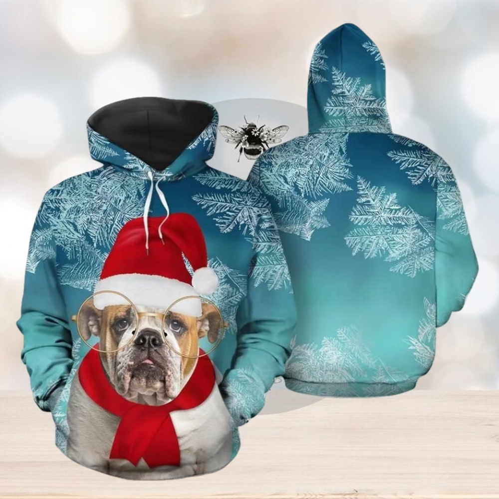 Christmas Bulldog Awesome 3d All Over Print Hoodie Christmas Bulldog Awesome 3d All Over Print Hoodie
