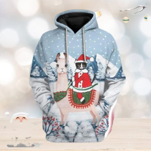 Christmas Cat Custom Version 5 Hoodie 3D All Over Print