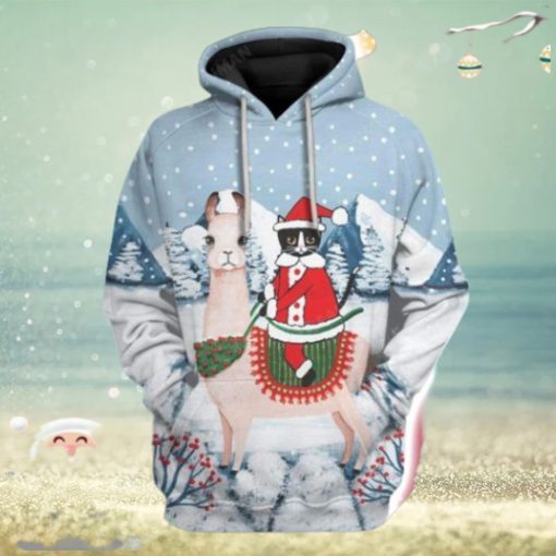 Christmas Cat Custom Version 5 Hoodie 3D All Over Print