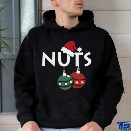 Christmas Chest Nuts Print T shirt