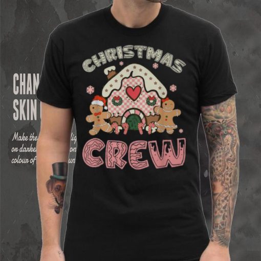 Christmas Crew Gingerbread In Candy House Cute Xmas T Shirt