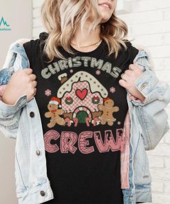 Christmas Crew Gingerbread In Candy House Cute Xmas T Shirt