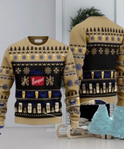 Christmas Geo Pattern Coors Banquet Ugly Christmas Sweater, Gift for Christmas Holiday