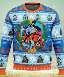 Christmas Jinbe One Piece Snowflake Ugly Christmas Sweater