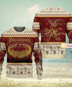 Christmas Lord Of The Rings Ugly Sweater, Hobbit Taters Christmas Sweater