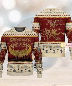 Christmas Lord Of The Rings Ugly Sweater, Hobbit Taters Christmas Sweater