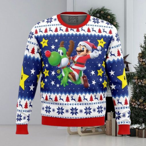 Christmas Odyssey Super Mario Bros. Ugly Christmas Sweater