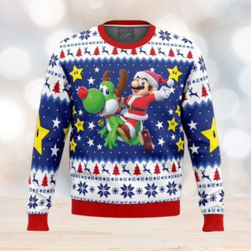 Christmas Odyssey Super Mario Bros. Ugly Christmas Sweater