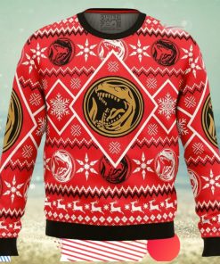 Christmas Red Ranger Power Rangers Ugly Christmas Sweater