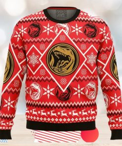 Christmas Red Ranger Power Rangers Ugly Christmas Sweater