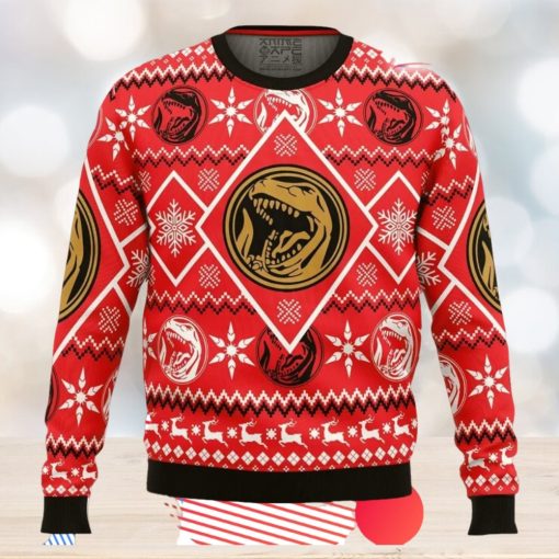 Christmas Red Ranger Power Rangers Ugly Christmas Sweater