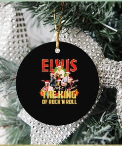 Christmas Santa Elvis Presley The King Of Rock N Roll Signatures Ornament Christmas