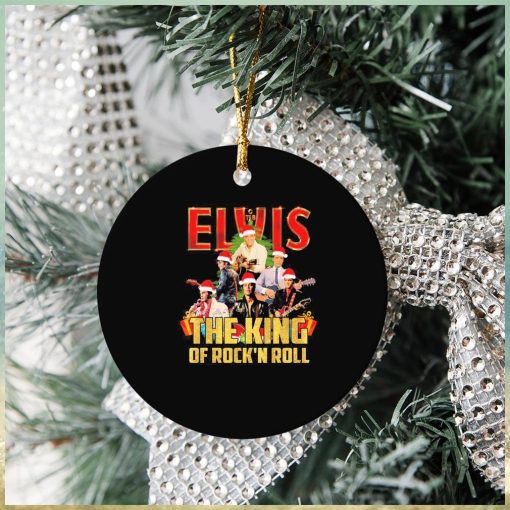 Christmas Santa Elvis Presley The King Of Rock N Roll Signatures Ornament Christmas