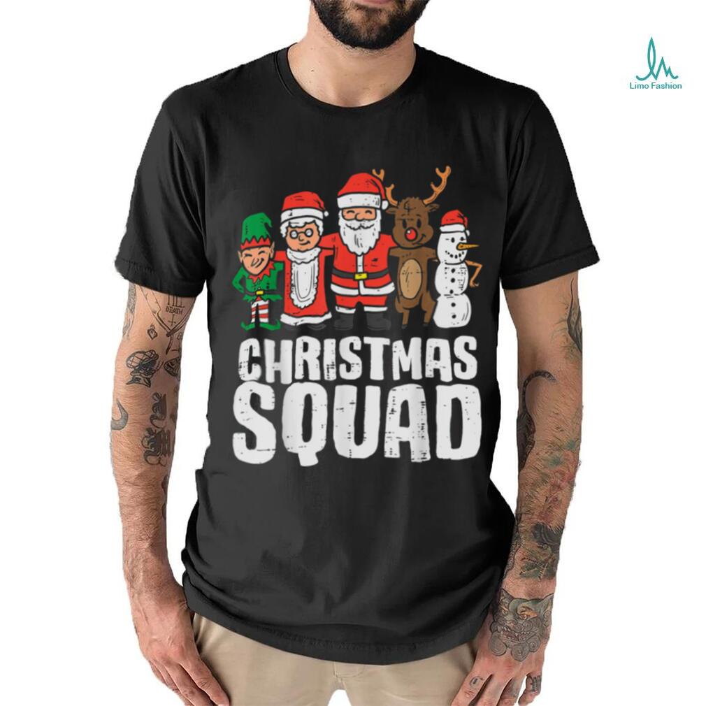 Christmas Squad Santa Elf Xmas Family Kids Boys T Shirt Christmas Squad Santa Elf Xmas Family Kids Boys T Shirt