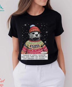 Christmas Steve Funny Otter T Shirt
