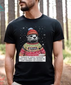 Christmas Steve Funny Otter T Shirt