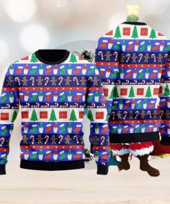 Christmas Striped Wonderful Holiday Sweater Ugly Christmas Sweater Gift For Men And Women