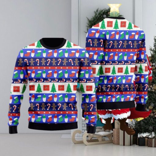 Christmas Striped Wonderful Holiday Sweater Ugly Christmas Sweater Gift For Men And Women